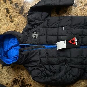 Gerry Weber Black and Blue Kids Puffer Jacket